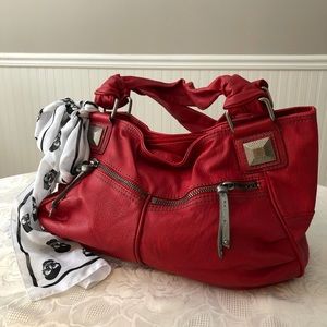 Nine West Super Soft Red Slouchy bag